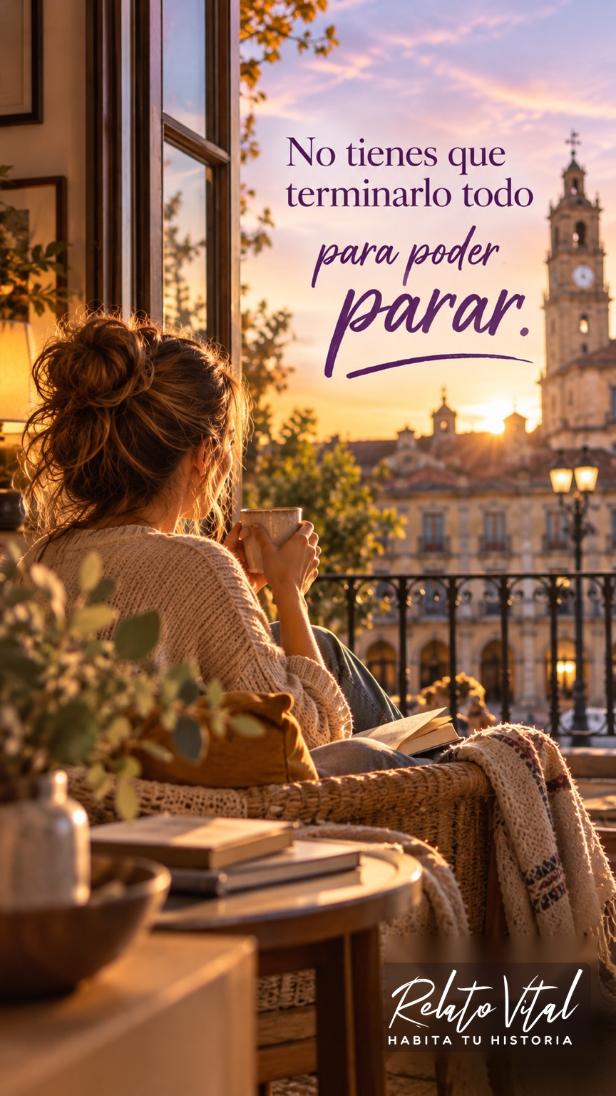 No tienes que terminarlo todo para poder parar